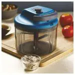 Belizzi Grey Handy Dual Gear Chopper 0.9 L