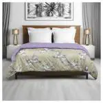 Pilkhuwa Multicolor Floral Design Microfibre Reversible AC Comforter D9 Blanket With Ultrasoft for Double Bed 120 GSM (215 x 205)