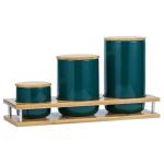 UMAI Ceramic Jar Set with Bamboo Lid