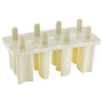Amson Assorted Plastic Freeze Ice Candy Maker Mould with Reusable Stick 8 Piece - Design/colour may vary