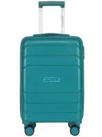 Nasher Miles Lisbon Hard-Sided Polycarbonate Cabin Luggage Dark Green 20 inch |55cm Trolley bag