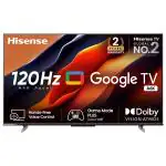 Hisense 50A6K 126 cm (50 inches) 4K UHD Smart Google LED TV (Black) (2023 model) with Dolby Vision and ATMOS