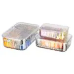 Home One Tiara Organiser With Lid (Set of 3)