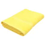 Golden Terry Quick Dry Super Absorbent Solid Micro Bath Towel ( 70X140 cm) Yellow