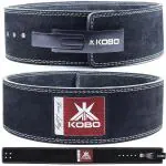 Kobo Weight Lifiting Power Lifting Lever Belt-Small WTB-08 Black-S