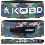 Kobo Weight Lifiting Power Lifting Lever Belt-Medium WTB-08 Camouflage-M