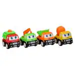 Toymaxx Friction Construction Series |Combination of 4 vehicles | Kids Toys Age 3+ Years Old