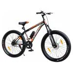 Leader Matt Black & Sea Green Steel Beast Single Speed Fat Bike 26 X 300