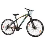 Leader Black Alloy Steel 700C 21 Speed Hydrid City Cycle