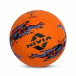 Nivia Football Storm Rubber Molded Size 5 Orange
