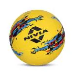 Nivia Football Storm Rubber Molded Size 5 Yellow