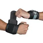 Nivia Gym Support Weight Lifting Wrist Support Black Grey
