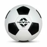 Nivia Football B&W Machine Stitched PU Size 5 White Black