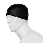 Nivia Swimming Cap Classic Silicone Cap Black