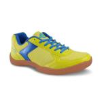 Nivia Badminton Shoes Flash Yellow Aster Blue UK 8