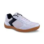 Nivia Badminton Shoes Flash White Blue UK 6