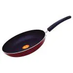Crisera 24cm Non-Stick Fry Pan|Scratch and Abrasion Resistant|3 Layer Coating| Non-Induction|Maroon|2.6mm thickness