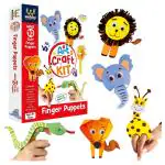 Webby DIY Finger Puppet Art and Craft Activity Hobby Kit, Decoration, School Projects, Craft Supply