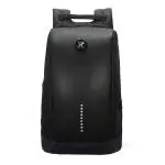 Arctic Fox Anti Theft Laptop Backpack Slope Marble Black Polyester, 15 inch Laptop Bag, USB Charging Port