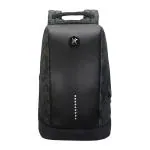 Arctic Fox Anti Theft Laptop Backpack Slope Marble Black Polyester, 15 inch Laptop Bag, USB Charging Port