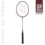 Yonex Badminton Racket GR303i Aluminium Racquet Dark Red G4U