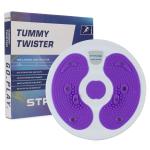 Strauss Tummy Twister | Waist Trimmer | Tummy Twister Abdominal ABS Exerciser Body Toner for Men & Women, (Multicolor), Fitness Accessories