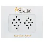 Stella Small Black Bindi (18 Pieces)