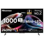 Hisense 139 cm (55 Inch) 4K Ultra HD MiniLed LED TV, 55U7K, 2023 model with Full Array Local Dimming PRO