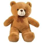 Dimpy Stuff Soft Toy for Girls, Boys & Kids| Bear Plush Toy | Adorable Gift | Beige 34cm