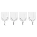 Home One Plastic Sticky Hook Set of 4 (SM1813)