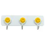 Home One Plastic Smiley Sticky Small Hook Bar (SM1826)