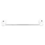 Home One White and Silver Plastic Suction Rotatable Towel Holder (SM1603)