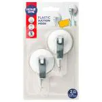 Home One Plastic Suction Hook Set of 2 (SM2251)