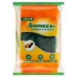 Shinezap Sponge Scrubber 7.5 x 10 cm (Pack of 2)