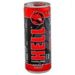 Hell Apple Flavour Caffeinated Beverage Energy Drink 250 ml