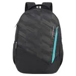 Lavie Sport Jarvis Black Polyester 3 Compartments Backpack 28 L