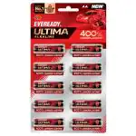 Eveready Ultima 2015 Alkaline AA Battery (Pack of 10)