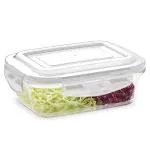 Borosil Rectangular Glass Klip N Storage 1520 ml