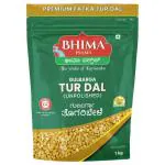 Bhima Pulses Premium Fatka Gulbarga Unpolished Tur Dal 1 kg