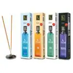 Zed Black Parfum Premium Fragrance Incense Sticks pack of 4 Suitable For Everyday Use Alluring Fragrance Sticks CW, Black, 1M, Aqua 62, Set of 4