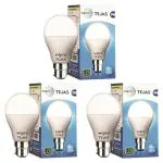 Wipro Tejas 9W LED Bulb for Home & Office |B22 LED Bulb Base |Cool Day White Light (6500K) |4Kv Surge Protection|Eco Friendly Energy Efficient | Pack of 3