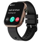 Boult Dive X 5.08 cm (2.0 inch) Screen, BT Calling, Working Crown, Zinc Alloy Frame, 900 Nits, SpO2 Smartwatch (Black Strap, Free Size)