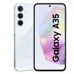 Samsung Galaxy A35 5G 256 GB, 8 GB RAM, Awesome Iceblue, Mobile Phone