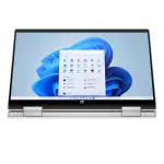 HP Pavilion X360 14-ek0183TU 2-in-1 Laptop (Intel Core i3-1215U/8 GB LPDDR4 3200/512 GB PCIe value/Intel UHD Graphics/OST W11/MSO/5 MP Web Cam/Rechargable MPP2.0 Tilt Pen/Finger Print Reader/35.56 cm (14 inch) FHD, 250 nits), Natural Silver
