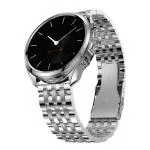 Fire-Boltt Diamond Luxury Stainless Steel Smart Watch with 1.43 inch AMOLED Screen, 466 x 466 px Resolution, 750 NITS Brightness, Bluetooth Calling, 300 Sports Mode, IP67 Rating (Silver Splendour)