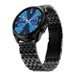 Fire-Boltt Diamond Luxury Stainless Steel Smart Watch with 1.43 inch AMOLED Screen, 466 x 466 px Resolution, 750 NITS Brightness, Bluetooth Calling, 300 Sports Mode, IP67 Rating (Midnight Black)