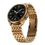 Fire-Boltt Diamond Luxury Stainless Steel Smart Watch with 1.43 inch AMOLED Screen, 466 x 466 px Resolution, 750 NITS Brightness, Bluetooth Calling, 300 Sports Mode, IP67 Rating (Copper Gold)