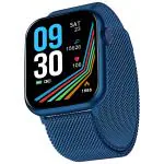 Fire-Boltt LUMOS Pro Stainless Steel Mesh Luxury Smart Watch with 1.91 inch Large Display, Bluetooth Calling, Voice Assistant, 100+ Sports Modes (Blue-M)