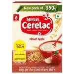 Nestle Cerelac Wheat Apple Baby Cereal 6M+ 350 g