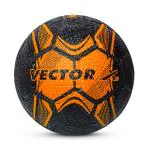 Vector X Football Street Rubber Moulded Size 5 Orange Black